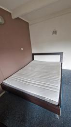 Tweepersoonsbed, Huis en Inrichting, Slaapkamer | Bedden, Ophalen, Overige materialen, Gebruikt, Zwart