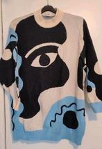 Monki oversized sweater dress z.g.a.n., Blauw, Ophalen of Verzenden, Zo goed als nieuw, Monki