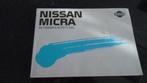 Nissan Micra - Handleiding, Verzenden
