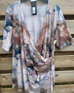 PlusBasics Wrap Top Pastel Flowers mt 52, Kleding | Dames, Grote Maten, Overige kleuren, Nieuw, PlusBasics, Shirt of Top