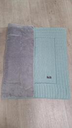 Boxkleed baby's online mint/grijs 95x75 cm, Ophalen of Verzenden, Gebruikt, Rechthoekig, Boxkleed