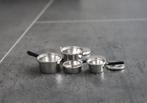 Kookpannen pannen met deksel miniatuur 1:12 - zilver zwart, Verzamelen, Poppenhuizen en Toebehoren, Nieuw, Decoratie, Ophalen of Verzenden