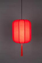Dutchbone Suoni Chinees Pendant Lamp Large Rood NIEUW, Huis en Inrichting, Lampen | Hanglampen, Ophalen of Verzenden, Nieuw, 75 cm of meer