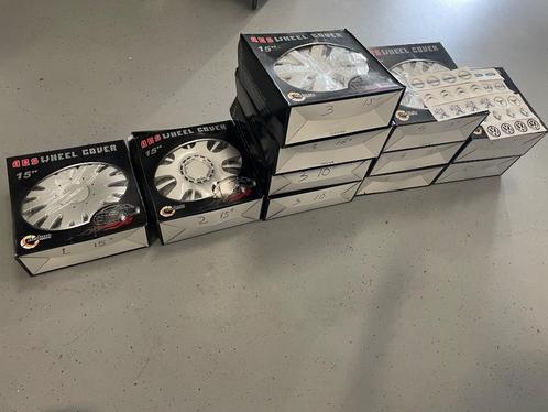 Partij van 10 sets universele Heduro wieldoppen 15 / 16 inch, Auto diversen, Wieldoppen, Nieuw, Ophalen