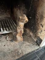 Prachtige haarbokken met stookrooster, Huis en Inrichting, Ophalen of Verzenden, Vrijstaande haard, Houthaard