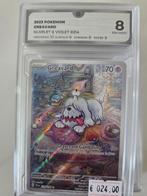 Pokemon Greavard #214 grade8, Ophalen of Verzenden, Zo goed als nieuw, Losse kaart