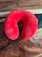 Rood reiskussen – neksteun – comfortabel voor onderweg, Ophalen, Zo goed als nieuw, Rood