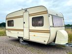Originele retro oldtimer Munsterland Siesta caravan 1980, Caravans en Kamperen, Caravans, Rondzit, 750 - 1000 kg, Particulier