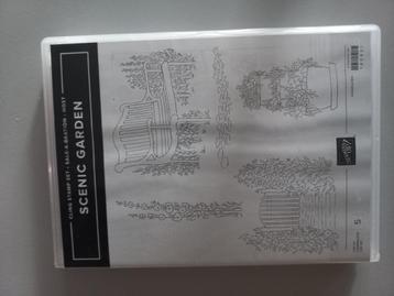 Cling stamp set scenic garden Stampin'Up beschikbaar voor biedingen