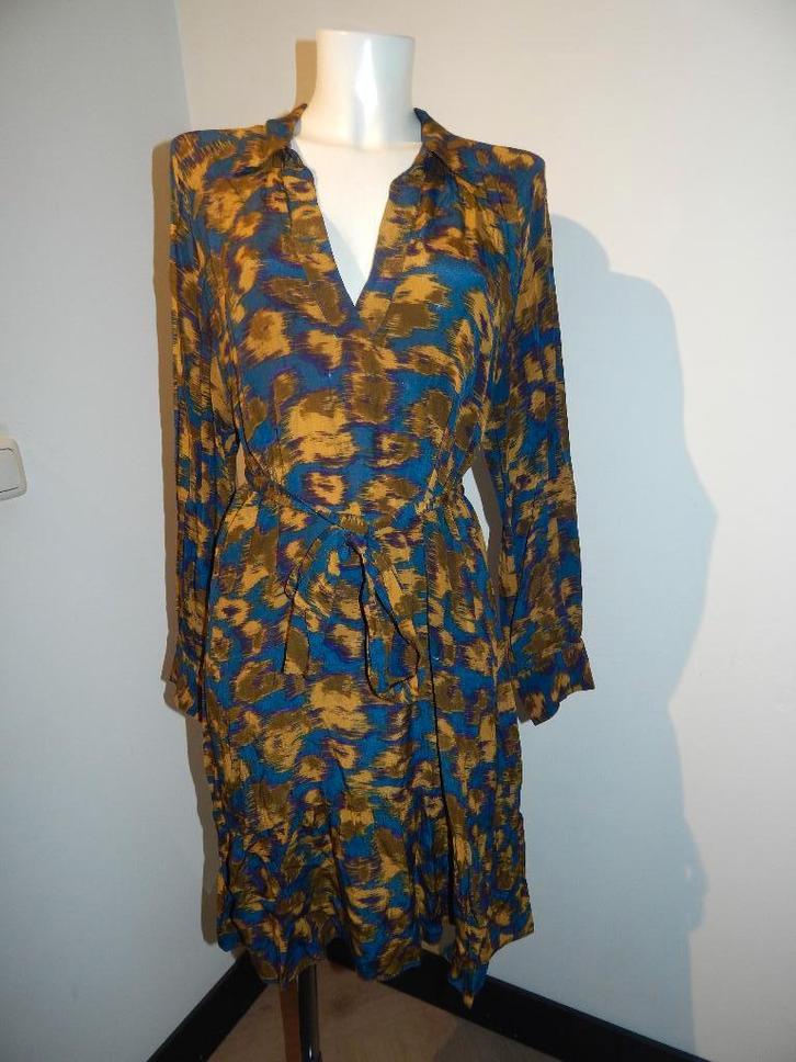 Dante 6 prachtige jurk mooie kleuren combinatie mt 3/40, Kleding | Dames, Jurken, Zo goed als nieuw, Maat 38/40 (M), Overige kleuren