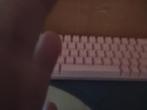 Gaming keyboard blue switches roze keyboard, Computers en Software, Toetsenborden, Ophalen of Verzenden, Zo goed als nieuw