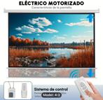 Elektrisch projectiescherm – 84 inch (nieuw, nooit gebruikt), Audio, Tv en Foto, Projectieschermen, Ophalen of Verzenden, Elektrisch