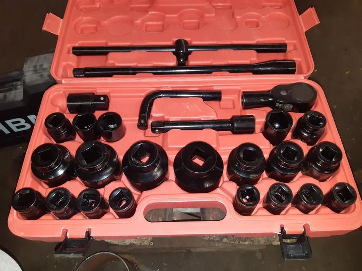 Doppenset met Ratel en Accessoires, Auto diversen, Autogereedschap, Nieuw, Ophalen of Verzenden