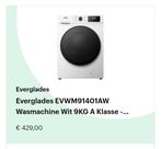 Wasmachine 9kg in goede staat, Ophalen, 1200 tot 1600 toeren, Gebruikt, 8 tot 10 kg
