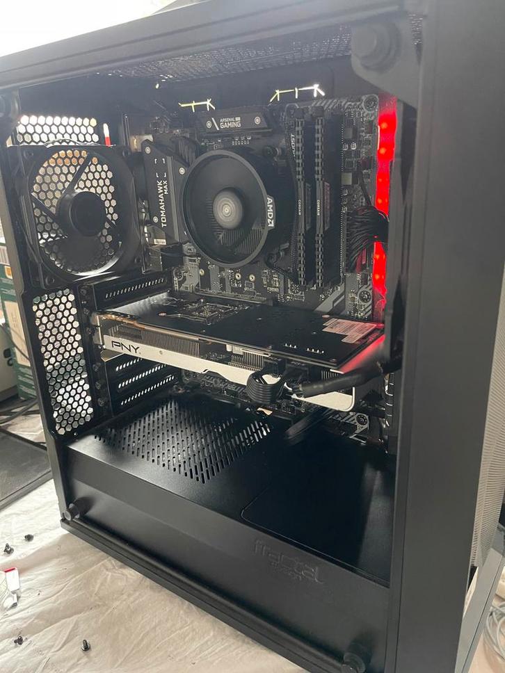 Gaming PC Ryzen + Nvidea, Spelcomputers en Games, Spelcomputers | Overige, Zo goed als nieuw, Ophalen