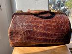 Vintage bruin leren dokterstas., Ophalen of Verzenden, Gebruikt, Bruin, Minder dan 35 cm