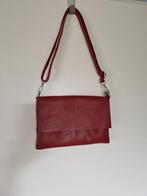 Rood leren schoudertas crossbody, Overige merken, Nieuw, Ophalen of Verzenden, Leer