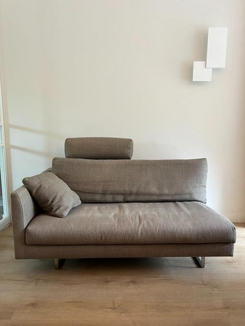 Montis Axel 2-zits bank 1 armleuning - chaise longue, Huis en Inrichting, Banken | Sofa's en Chaises Longues, Gebruikt, Tweepersoons