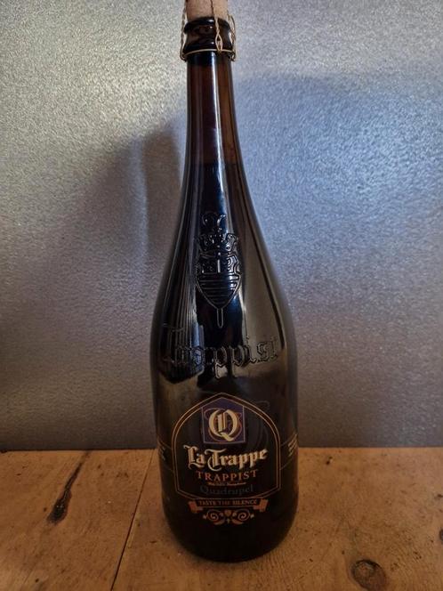 La Trappe Quadrupple mega flessen 150cl, Verzamelen, Biermerken, Zo goed als nieuw, Flesje(s), La Trappe, Ophalen of Verzenden
