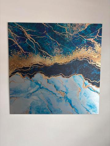 Tof Aluminium Schilderij 80x80cm - Abstract beschikbaar voor biedingen