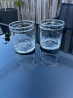 Riviera Maison bloempot/vaas van glas met tekst, Ophalen, Zo goed als nieuw, Glas, Overige typen