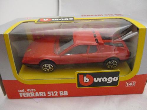 Bburago Ferrari 512 BB, Hobby en Vrije tijd, Modelauto's | 1:43, Nieuw, Auto, Overige merken, Ophalen of Verzenden