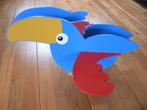 Houten hanglamp "Toekan" voor kinderkamer, Ophalen of Verzenden, Zo goed als nieuw, Lamp
