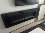 Bio ethanol haard 165cm zwart 165 cm, Huis en Inrichting, Ophalen, Gebruikt, Hangende haard, Overige soorten