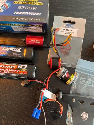 Latrax 1/18 Onderdelen: Motoren, Batterijen, ESC, Protector beschikbaar voor biedingen