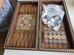 t.k.a.g.een vintage Khatam;backgammon schaakbord., Ophalen, Zo goed als nieuw
