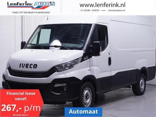 Iveco Daily 35S14 140 pk Automaat L2H2 Navi, Camera Trekhaak, Auto's, Bestelauto's, Bedrijf, Te koop, ABS, Achteruitrijcamera