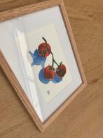 Origineel aquarel keuken hk living stijl, Antiek en Kunst, Ophalen of Verzenden