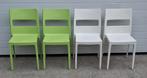 12 x Scab Sai kunststof terrasstoelen cafe kantine stoelen, Kunststof, Wit, Ophalen of Verzenden, Zo goed als nieuw