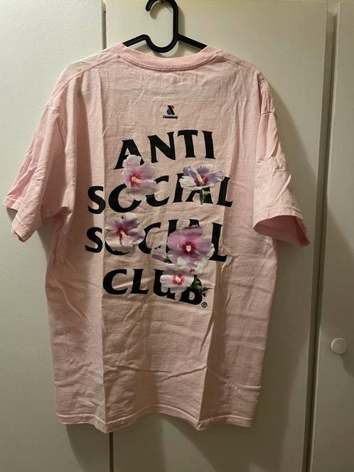 Anti Social Social Club Case Study Mugunghwa Pink T-shirt, Kleding | Heren, T-shirts, Zo goed als nieuw, Maat 52/54 (L), Roze