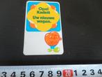 sticker opel kadett uw nieuwe wagen, Verzamelen, Stickers, Ophalen, Zo goed als nieuw