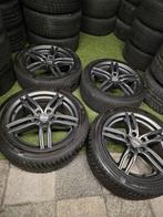 mooie set 17 inch carmani velgen 5x112 winterbanden, Auto-onderdelen, Banden en Velgen, Gebruikt, Banden en Velgen, 17 inch, Personenwagen