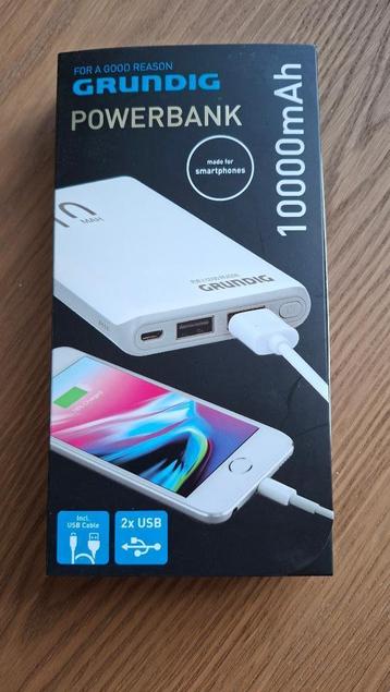 Grundig powerbank 1000 mAh (nieuw) beschikbaar voor biedingen