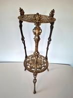 Mid century messing plantenstaander libellen Tiffany lamp, Antiek en Kunst, Antiek | Meubels | Tafels, Ophalen