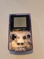 GameBoy Color Atomic Purple in perfecte staat + toebehoren!, Ophalen of Verzenden, Zo goed als nieuw, Game Boy Color, Met beschermhoes of tas
