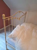 Twijfelaar 140x200cm romantisch meidenbed, Huis en Inrichting, Slaapkamer | Bedden, 140 cm, Zo goed als nieuw, Twijfelaar, Metaal