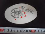sticker ovaal brabant in beweging 10 jaar fiets loop speer *, Ophalen, Zo goed als nieuw