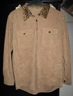 Suede look blouse van Gina Umberto M/38., Kleding | Dames, Maat 38/40 (M), Bruin, Ophalen of Verzenden, Gina Umberto