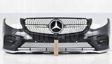 Bumper MERCEDES GLC W253 253 AMG LINE PRE-FACELIFT 2016-  Vo, Auto-onderdelen, Carrosserie en Plaatwerk, Bumper, Voor, Gebruikt