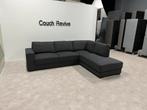 GRATIS LEVERING Z.G.A.N antraciet hoekbank 265x210 Gereinigd, Huis en Inrichting, Ophalen of Verzenden, Zo goed als nieuw, Vierpersoons of meer