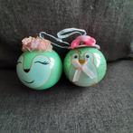 2 funny kerstballen, Ophalen of Verzenden, Gebruikt