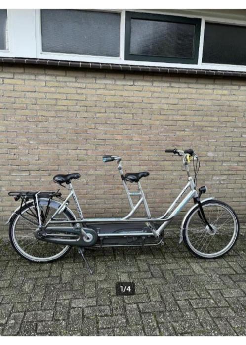 Gazelle tandem for two, Fietsen en Brommers, Fietsen | Tandems, Gebruikt, Minder dan 10 versnellingen, 55 cm of meer, Ophalen