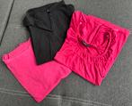 Dames kledingpakket t-shirts 40 L roze zwart, Ophalen of Verzenden, Gedragen, Maat 42/44 (L)