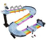 Hot Wheels Mario Kart Regenboogbaan + 5 Auto's, Kinderen en Baby's, Ophalen, Racebaan, Zo goed als nieuw, Hot Wheels