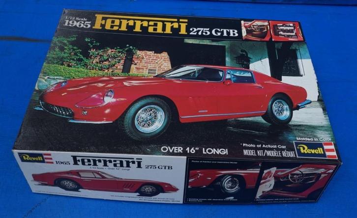 REVELL 1/12 scale FERRARI 275 GTB 1965 ( H-1287 ) Vintage, Hobby en Vrije tijd, Modelbouw | Auto's en Voertuigen, Nieuw, Auto