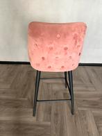 2 stuks roze barkrukken, Huis en Inrichting, Barkrukken, Ophalen of Verzenden, Zo goed als nieuw, 60 tot 90 cm